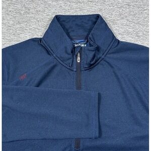 Rhone Pullover Mens Size Medium Blue Sequoia 1/4 Zip Performance Stretch Golf